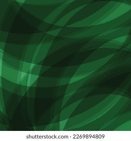 Coloridas Líneas Verdes Modernas Patrón Fondo Resumen. Pancarta geométrica. Tecnología. Fondo de escritorio. Ilustración vectorial
