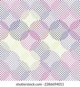 Colorful modern hand drawn trendy abstract pattern. Creative collage seamless pattern design.