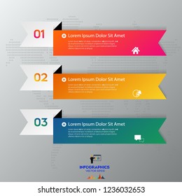 Colorful Modern infographic 3 options. , steps, parts. Can be used for workflow layout, diagram, step by step infographics, graph, chart, diagram, web design.