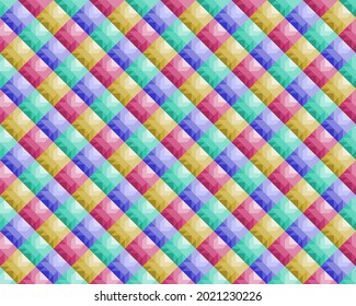 Colorful modern pattern design for wallpaper, background, backdrop, art, illustration, textile, fabric, clothing, curtain, wrapping, tile. Abstract background