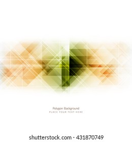 Colorful modern polygonal shape background