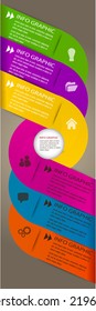colorful modern Roll text box template for website computer graphic technology and business. 