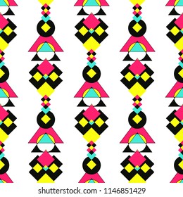 Colorful modern seamless pattern background. Nice and beautiful vector grafic illustration