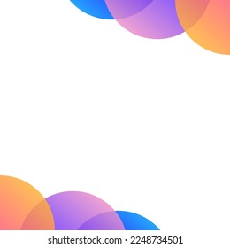 colorful modern square background  premium
