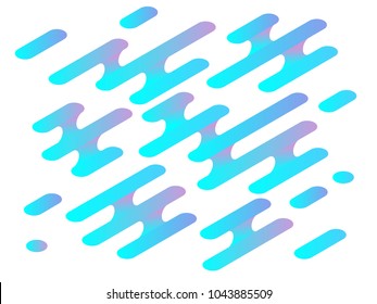 Colorful modern style abstract graphic background from various rounded shapes