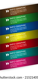 colorful modern text box template for website and graphic.