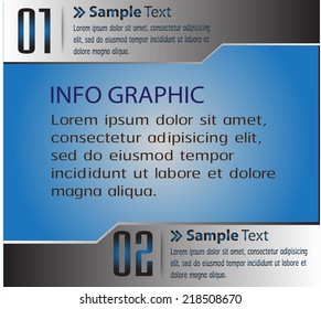 colorful modern text box template for website computer graphic and internet, numbers. 