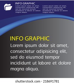 colorful modern text box template for website computer graphic and internet, numbers. 