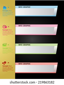 colorful modern text box template for website computer graphic and internet, numbers. label.