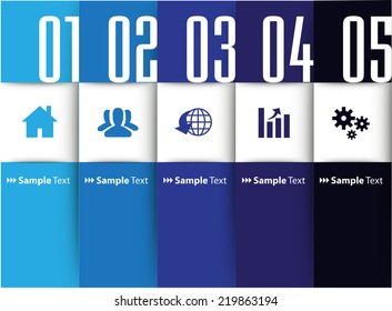 colorful modern text box template for website computer graphic and internet, numbers. label.