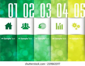 colorful modern text box template for website computer graphic and internet, numbers. label.