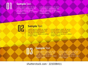 colorful modern text box template for website computer graphic and internet, numbers. label, Table.