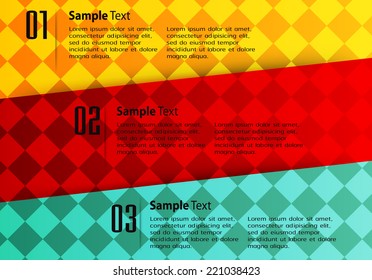 colorful modern text box template for website computer graphic and internet, numbers. label, Table.
