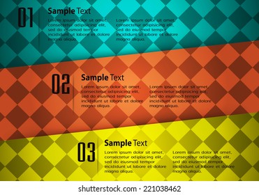 colorful modern text box template for website computer graphic and internet, numbers. label, Table.