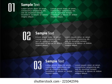 colorful modern text box template for website computer graphic and internet, numbers. label, Table.