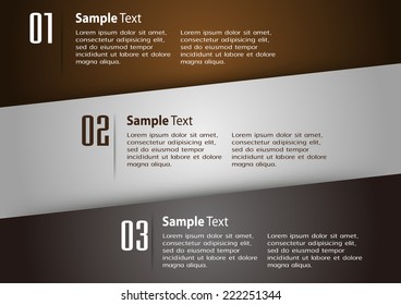 colorful modern text box template for website computer graphic and internet, numbers. label.