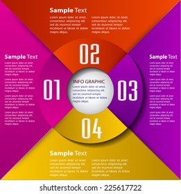 colorful modern text box template for website computer graphic and internet. 