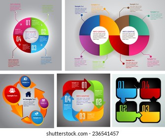 colorful modern text box template for website computer graphic and internet, numbers. Set of color frames for text or quotes. brochure. many, various 