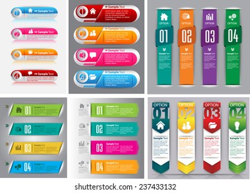 colorful modern text box template for website computer graphic and internet, numbers. Set of color frames for text or quotes. brochure. many, various 