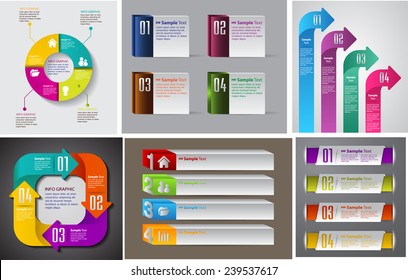 colorful modern text box template for website computer graphic and internet, numbers. Set of color frames for text or quotes. brochure. many, various 