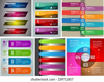 colorful modern text box template for website computer graphic and internet, numbers. Set of color frames for text or quotes. brochure. many, various