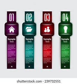 colorful modern text box template for website computer graphic and internet, numbers. Set of color frames for text or quotes. brochure. many. various.