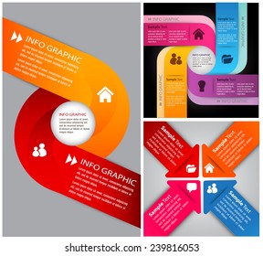colorful modern text box template for website computer graphic and internet, numbers. Set of color frames for text or quotes. brochure. many, various