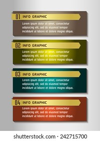 colorful modern text box template for website computer graphic technology and internet, numbers.