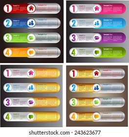 colorful modern text box template for website computer graphic and internet, numbers. Set of color frames for text or quotes. brochure. many, various