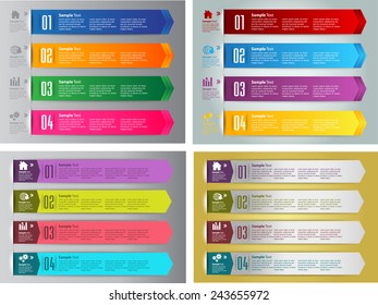 colorful modern text box template for website computer graphic and internet, numbers. Set of color frames for text or quotes. brochure. many, various