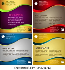 colorful modern text box template for website computer graphic and internet, numbers. Set of color frames for text or quotes. brochure. many, various.