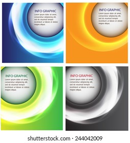 colorful modern text box template for website computer graphic technology and internet, numbers.