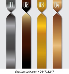 colorful modern text box template for website computer graphic technology and internet, numbers.