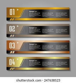 colorful modern text box template for website computer graphic and internet, numbers.