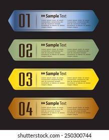 colorful modern text box template for website computer graphic and internet, numbers.