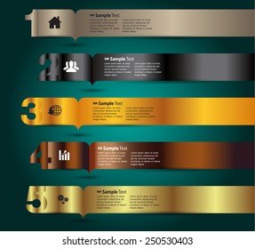 colorful modern text box template for website computer graphic and internet, numbers.