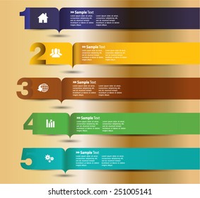 colorful modern text box template for website computer graphic and internet, numbers. label. 