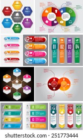 colorful modern text box template for website computer graphic and internet, numbers. Set of color frames for text or quotes. brochure.