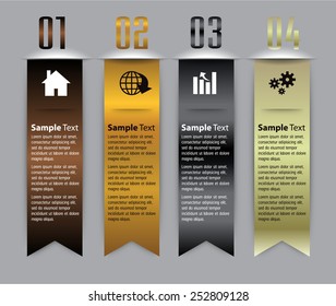 colorful modern text box template for website computer graphic and internet, numbers. label.