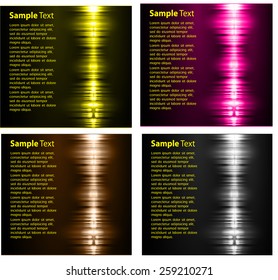 colorful modern text box template for website computer graphic business and internet, numbers. Set of color frames for text or quotes. brochure. many, various. label. card. sound wave