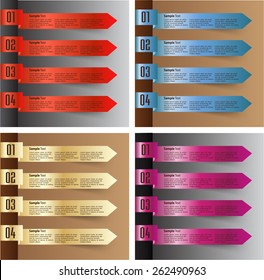 colorful modern text box template for website computer graphic technology and internet, numbers. Set of color frames for text or quotes. brochure. many, various
