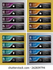 colorful modern text box template for website computer graphic technology and internet, numbers. Set of color frames for text or quotes. brochure. many, various
