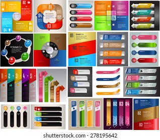 colorful modern text box template for website computer graphic and internet, numbers. Set of color frames for text or quotes. brochure. many, various