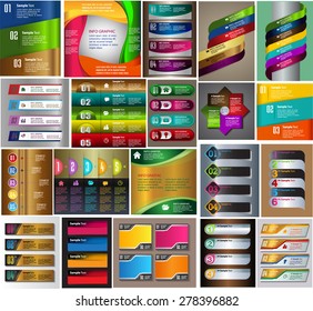 colorful modern text box template for website computer graphic technology and internet, numbers. Set of color frames for text or quotes. brochure. many, various. infographics.