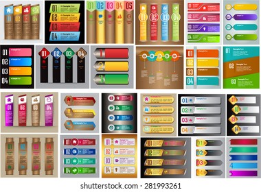 colorful modern text box template for website computer graphic technology and internet, numbers. Set of color frames for text or quotes. brochure. many, various. infographics.