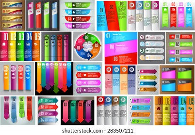 colorful modern text box template for website computer graphic technology and internet, numbers. Set of color frames for text or quotes. brochure. many, various. infographics
