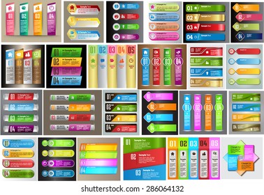 colorful modern text box template for website computer graphic technology and internet, numbers. Set of color frames for text or quotes. brochure. many, various. infographics.