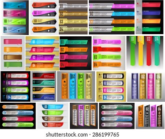 colorful modern text box template for website computer graphic technology and internet, numbers. Set of color frames for text or quotes. brochure. many, various. infographics.