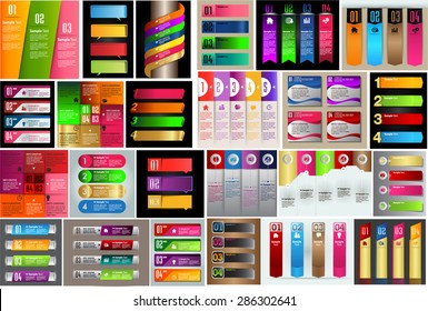 colorful modern text box template for website computer graphic technology and internet, numbers. Set of color frames for text or quotes. brochure. many, various. infographics.