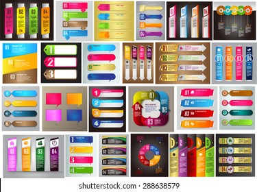 colorful modern text box template for website computer graphic technology and internet, numbers. Set of color frames for text or quotes. brochure. many, various. infographics